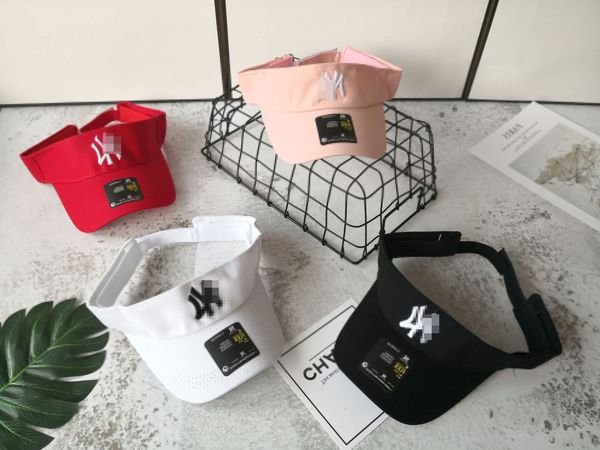 

erm6t korean style bottomless cap female chic all-match embroidery letters simple fashion sunshade embroidered sunshade empty sun hat ma, Blue;gray