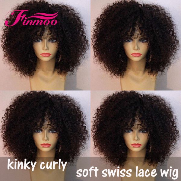 

afro kinky curly wig 13x6 lace front human hair wigs for black women pre plucked hairline peruvian remy lace wigs deep parting
