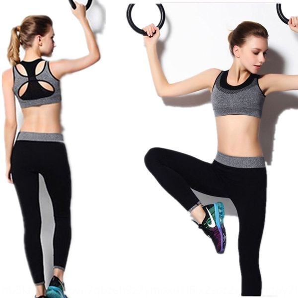 

sports fitness pants women's quick-drying clothes new tight two-piece yoga suit yoga clothing underwear underwear, White;red