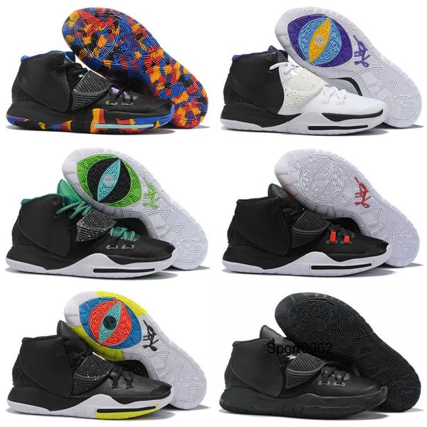 

taco pe кирие black magic vi 6 ki6 мужские детские футбольные бутсы 6s увеличить спорт обучение кроссовки high голеностопного корзинки разме