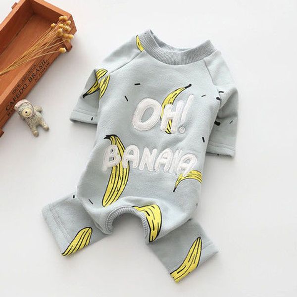 

teddy clothes spring and autumn thin dog four-legged clothes keji fadou bear small and medium dog pet pajamas popular brand