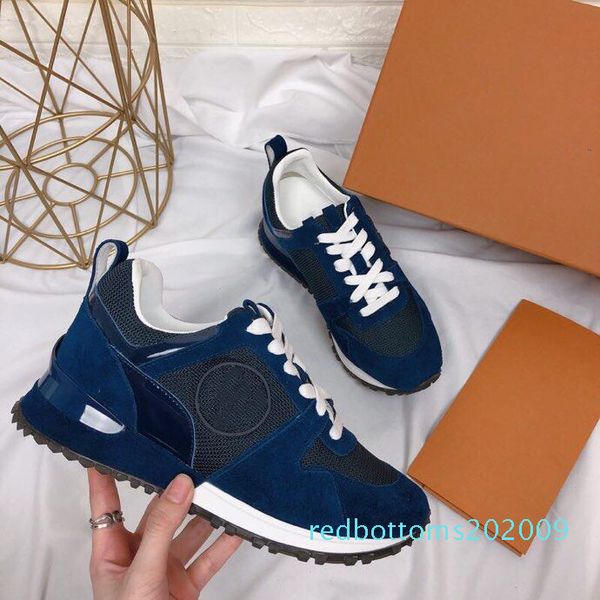 

run away sneaker in green knit leather women shoes designer men shoe vintage casual shoe breathable outdoor sneaker comfortable sole r09, Black