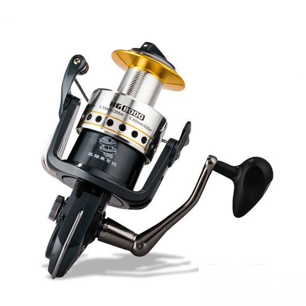 

8000s spinning fishing reel distance 12 ball bearingsthrowing fishing wheel carretilha pesca molinete olta outdoor fishing gear