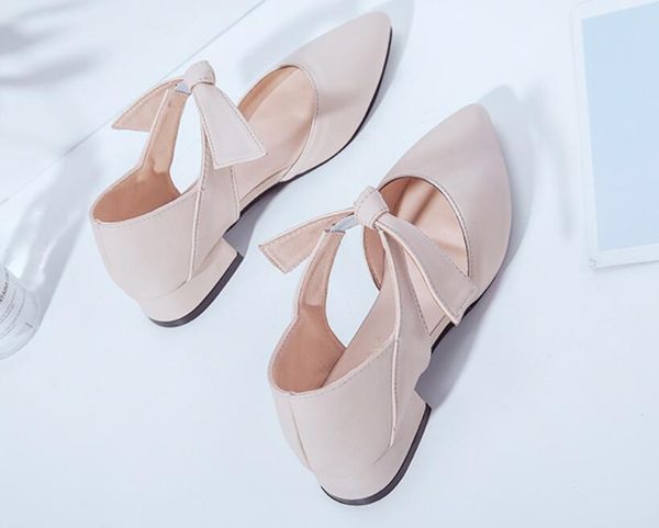 

spring and summer super style ladies fashion casual bowtie shoes flat shoes comfortable soft soles ladies single shoes cs05, Black