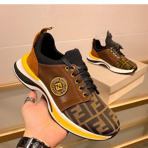

026 men's designer casual sports shoes, fashion brand outdoor casual shoes, original box packaging fast delivery, Black