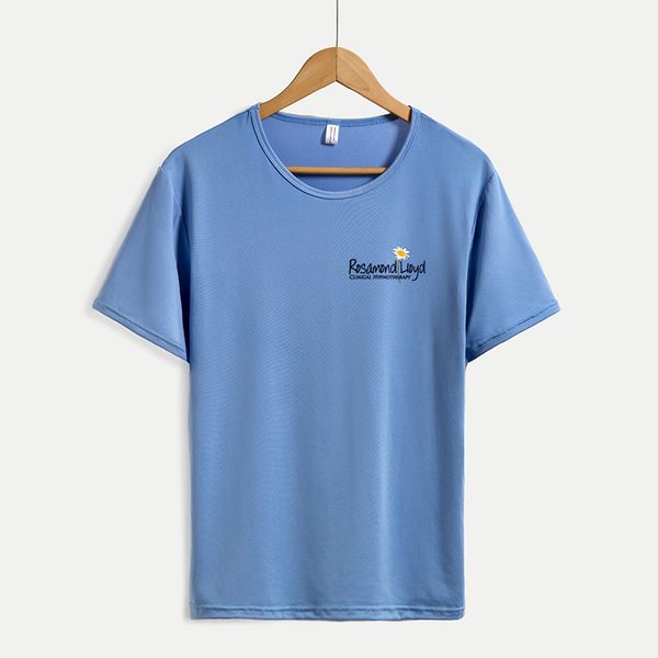 

rosamond lioyal 2020new woman designer t-shirts casual fresh soft clothing for clinical hypnotherapy wear it take annoyance away t005x003, White