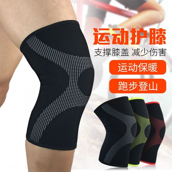 

kwvqv basketball sports badminton protection kneepad breathable diving material compression protection legs outdoor mountaineering riding ba, Black;gray
