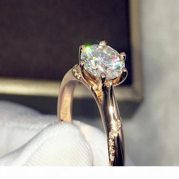 

мода женина коло подлинное 925 еѬебѬа 0.5ct diamonique cz Ѭозовое золоо заполненне об, Slivery;golden