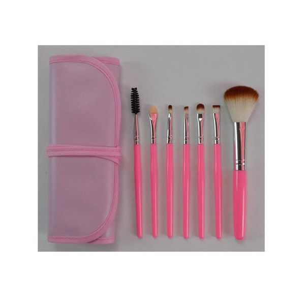 

Make-up brush set 7 pack blusher brush Eye shadow Super thick Facial makeup Beauty tools Portable make up pinceaux à maquillage