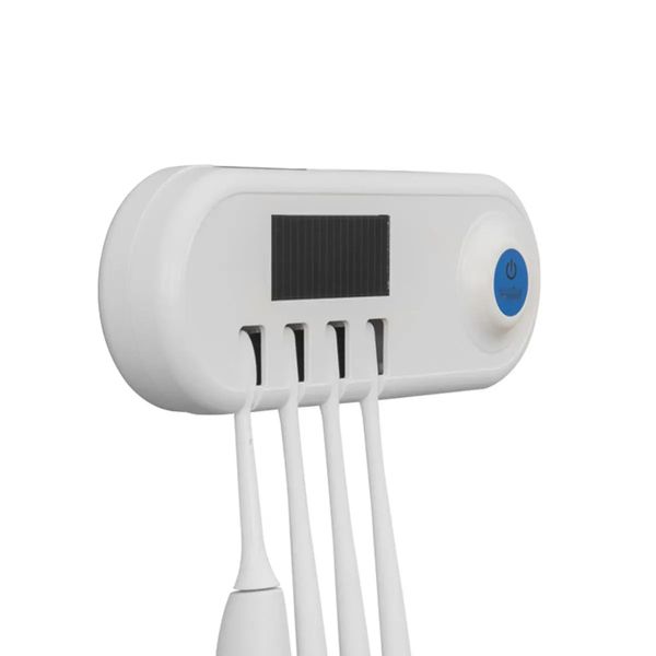 

wall mounted uv light toothbrush sterilizer disinfect cleaner holder bathroom