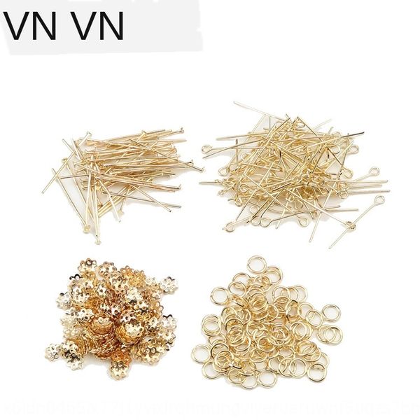 

diy accessories opening string handmade alloy flower diy beads beaded beaded holder string beads opening needle, Silver