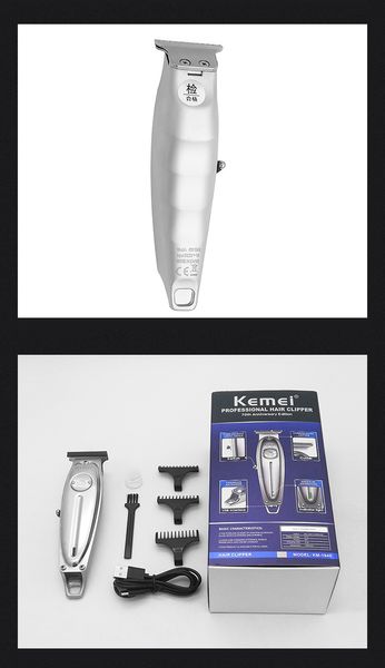 

kemei 1949 professional машинка для стрижки волос все металл мужчины электрический аккумуляторный триммер клипперс finish стрижка машина kem