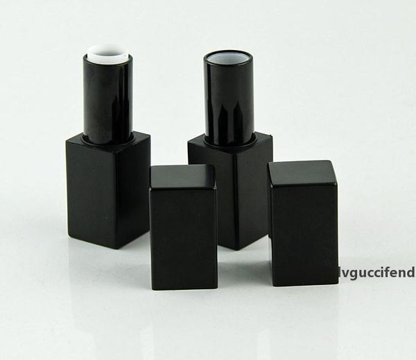 

300pcs empty high grade plastic lipstick tube ,black outer square shape inner diy lipstick tube sn875