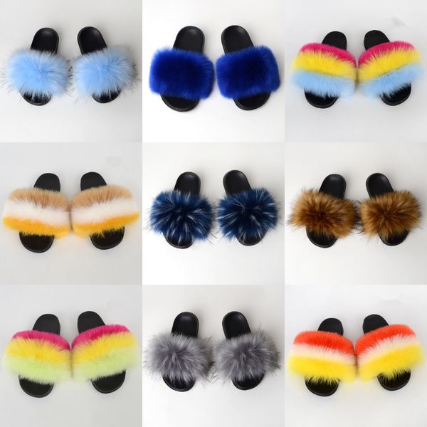 

20sl124 sandals slippers women real leather studs flat heels sandal rivet transparent slippers slide sandals flip flops#629, Black