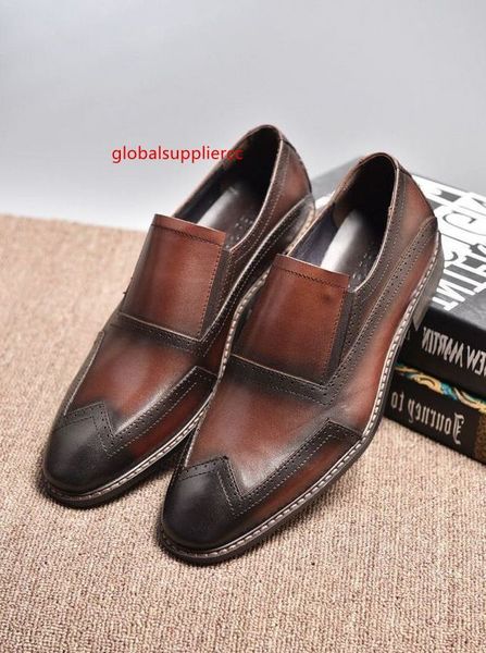 

платье brown кожа 2019 обувь мужчины платье обувь мокасины мокасины lace ups monk ремни boots водители real кожаные кроссовки обувь, Black;green