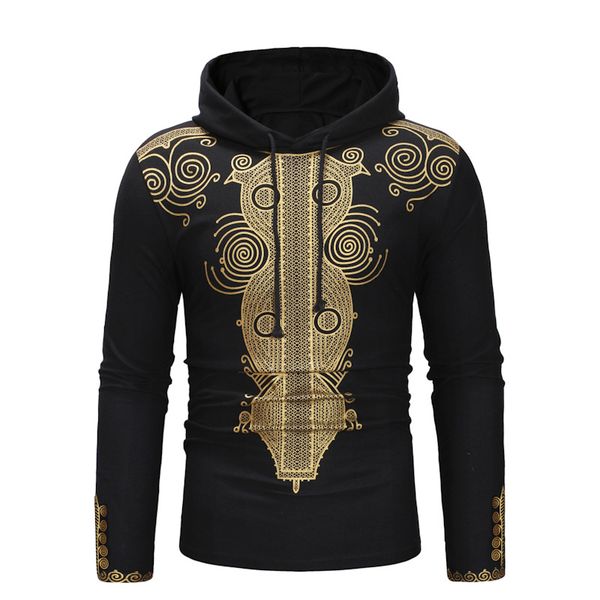 

ethnic clothing african dashiki print men hoodie 2021 autumn slim fit long sleeve clothes hip hop streetwear hooded sweatshirt, Red