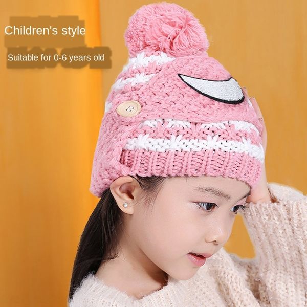 

nzdpz jacquard needle plus wool winter parent-child series women's and children's quantity is more preferential knitted hat jacqua