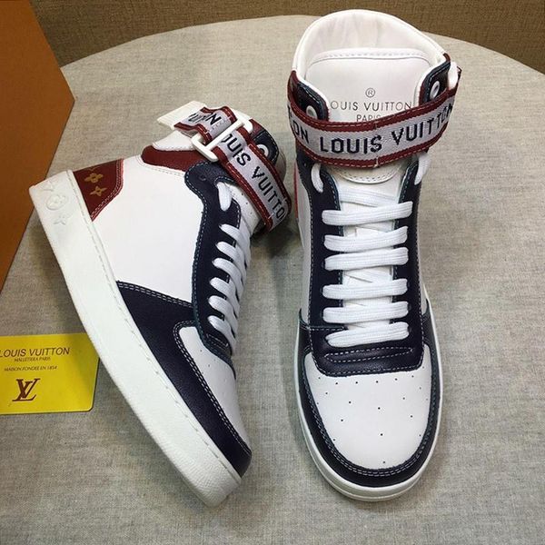 

desinger men sneakers shoes casual platform leather lace -up leather mens shoes with original box luxury ankle fashion boots sale