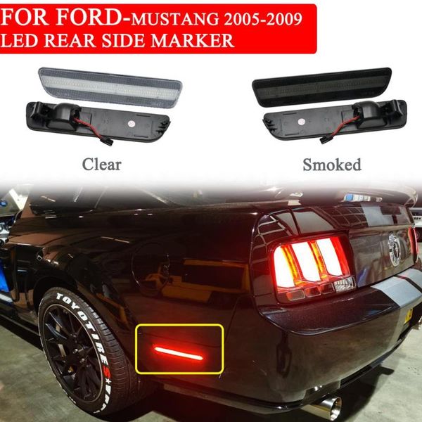 

2pcs for mustang red parking lamp led rear side marker light for mustang 2005-2009