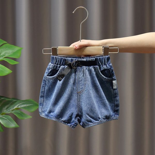 

yprhj 4510 boys' and girls' denim shorts summer clothes 2020 new korean jumpsuit body jumpsuit pants style children's childre, Blue