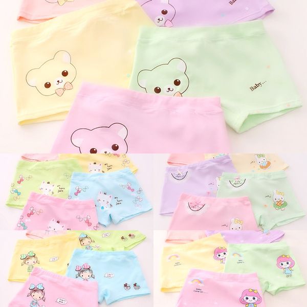

dmvf7 girl's underwear cotton boxer little girl's children's 2 big kids 5 cartoon cotton class a baby 1-3 years underwear sho, Camo