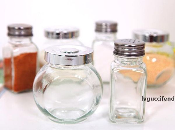 

home kitchen supplies creative glass seasoning bottle double seasoning bottle storage tank wholesale