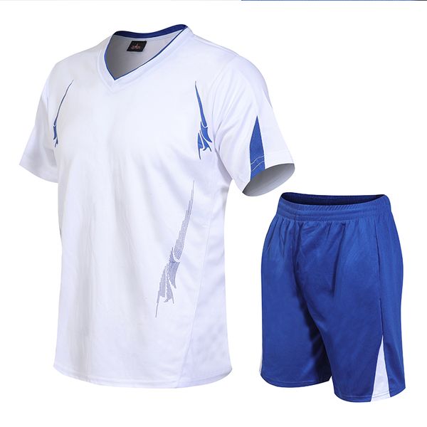 

summer set men casual two pieces suit short sleeve t-shirt & shorts sets male streetwear tracksuit man short sportswear set, Gray