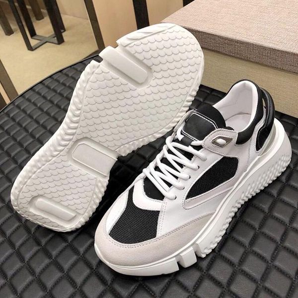 

runners veloce white black mens shoes with origin box footwears lace -up luxury sports outdoor walking casual shoes sneakers