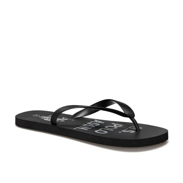 

flo loca black men 's thong slippers u.s. polo assn