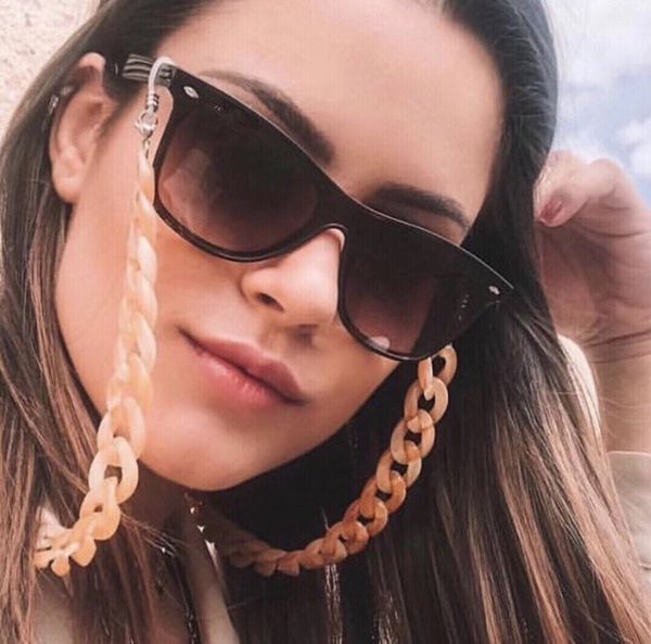

euro-am ale candy-color acrylic beaded eyewear chain vintage glasses rope chain
