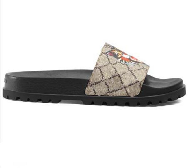 

fashion man women's sandals designer shoes bohemian diamond slippers woman flats flip flops shoes summer beach sandals 013 gu5, Black