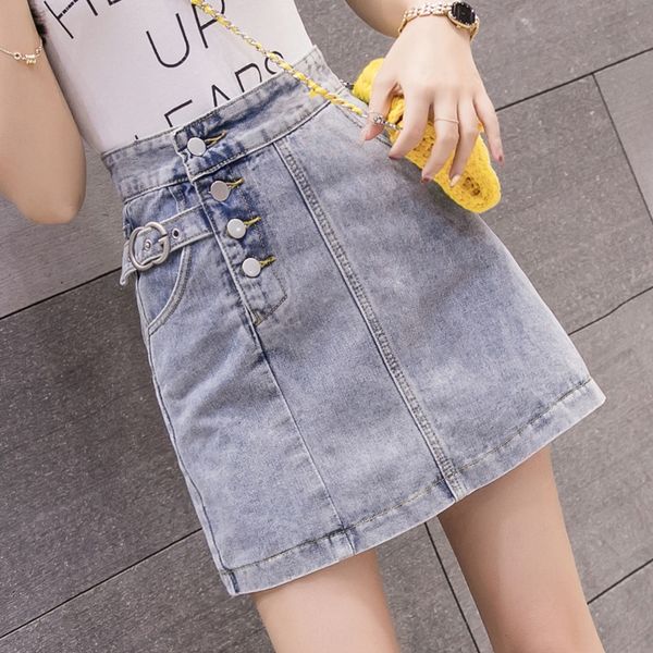 

denim женин лео 2020 новй a- лини коѬокие вокой алии пођдение бки a- лини пла, Black