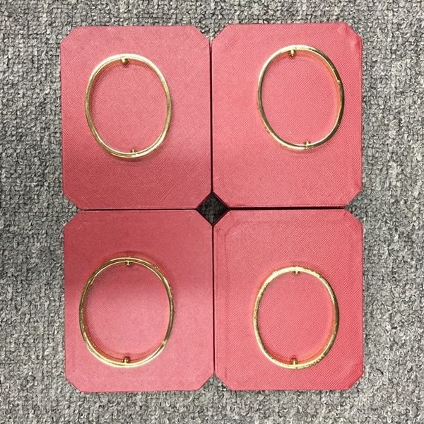 

love titanium steel silver rose gold without diamonds bracelet bangles women men screw screwdriver bracelet jewelry withbox wholesale nl8w, Black