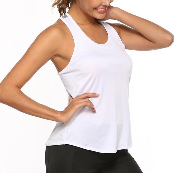 

женщины спорт vest лоскутное шитье фитнес спорт бег тонкий йога tops gym одежда жилет топы горячие продажи нового 2020, Black;blue