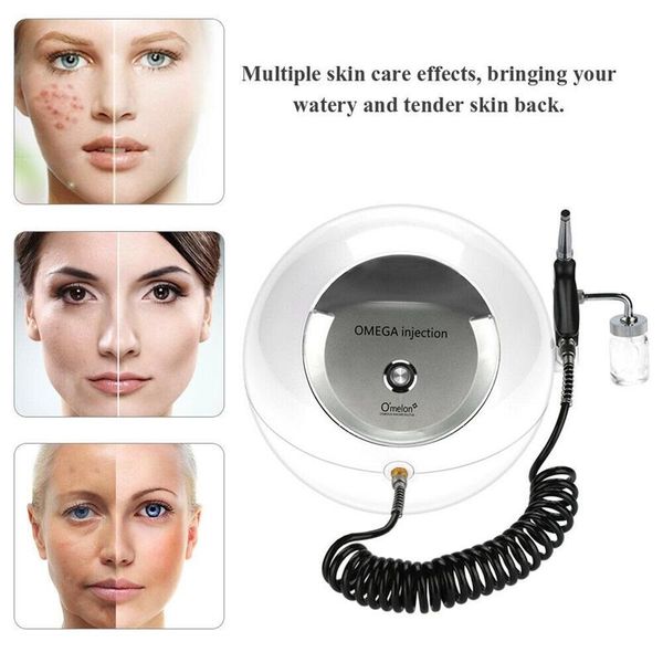 

portable o2 oxygen jet peel water oxygen skin rejuvenation acne removal skin care oxygen sprayer dhl, Black;white