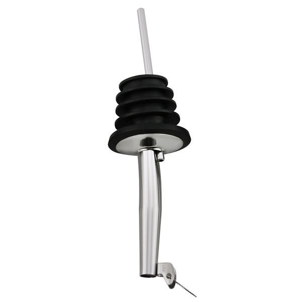 

stainless steel wine pourer bar counter wine spout black and white spare kitchen bar wine shaker automatic cover vt387-1