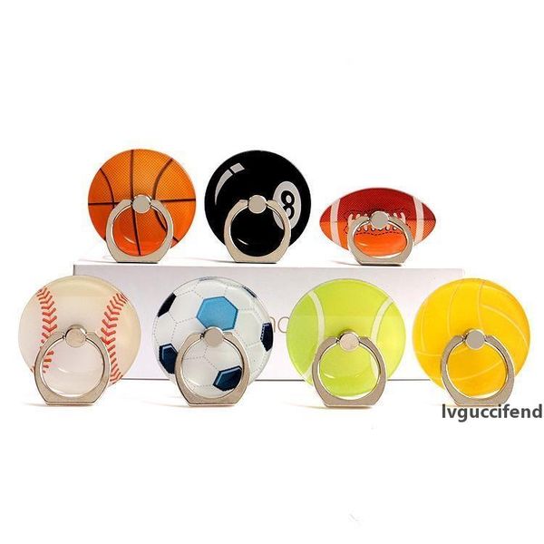 

universal 360 degree football basketball finger ring holder stand bracket tennis ball phone stand for samsung huawei mobile phones