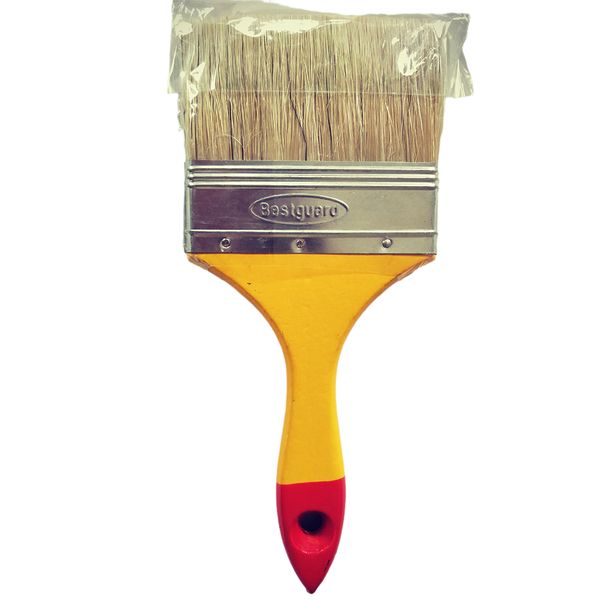 

bristle paintbrush with wooden handle bristles 70% imitation bristles 30%