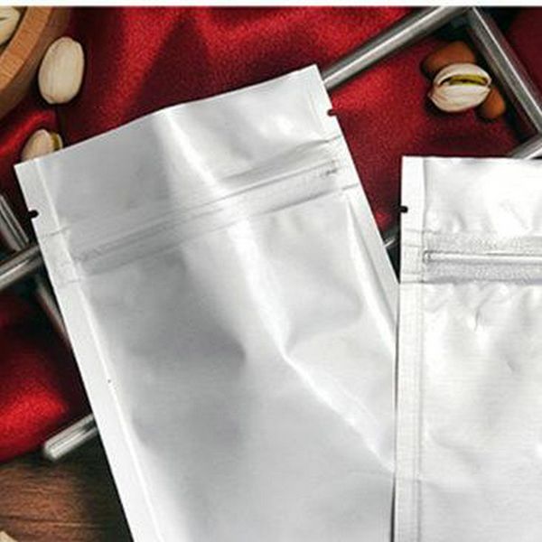 

us 1169 recyclable heat sealing zip lock bags double sided matte tear notch pouches reusable plastic aluminum foil mylar packaging sweet07 s