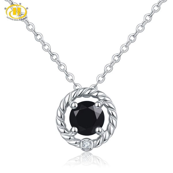 

hutang spinel pendant natural gemstone solid 925 sterling silver crystal necklace fine fashion stone jewelry for women gift new