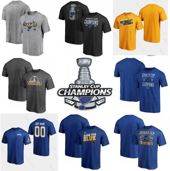 

men 2019 stanley cup champion st. louis blues 90 ryan o reilly colton parayko 57 david perron 91 vladimir tarasenko 50 binnington t-shirt, Black