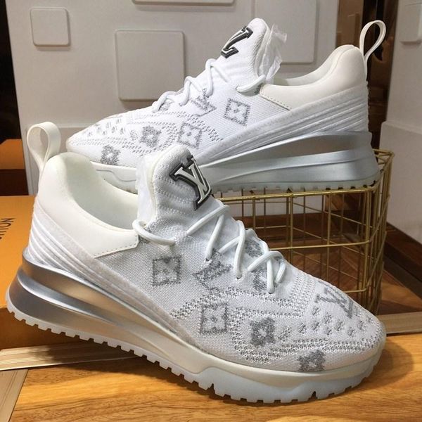 

fashion air mens casual shoes with box, breathable sports basketball platform shoes leather sneakers mens tennis shoes runner sneaker 39, Black