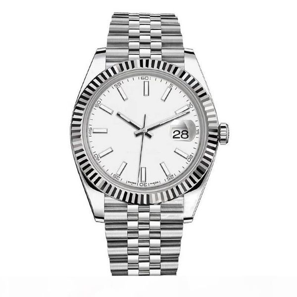 

роскошные часы 41мм datejust man механически автоматический конструктор часы из нержавеющей стали бизнес моды мастер президент мужские наруч, Slivery;brown