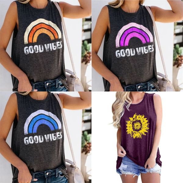

cotton shoulder padded korean women t-shirt o-neck sleeveless solid female t shirt 2020 new summer casual loose ladies tees cx200615#367, White