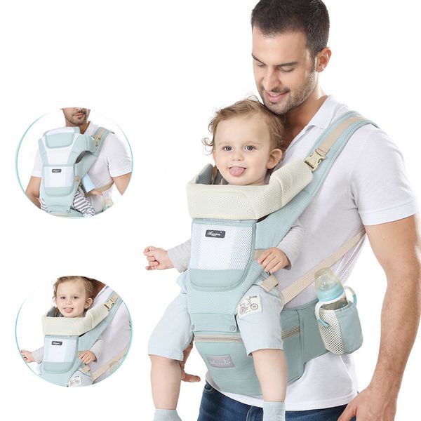 

new breathable baby carrier backpack portable infant ergonomic kangaroo hipseat heaps for baby sling carrier wrap 0-48m