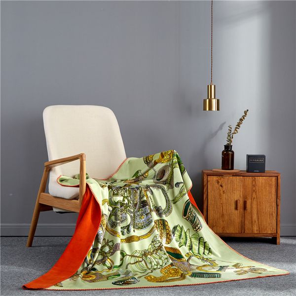 

luxury designer brand comfortable soft bedding and outdoor warm blanket creative patterns blanket shawl christmas new year gift 2019