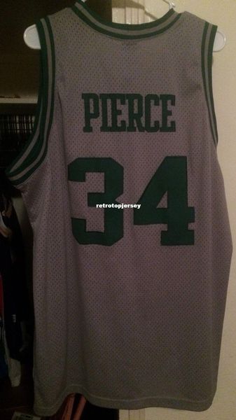 

wholesale paul pierce jersey nk rewind #34 truth bird t-shirt vest stitched basketball jerseys ncaa, Gray
