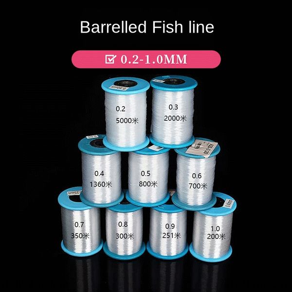 

diy handmade beaded diy silk thread bead wire crystal fish silk line weaving material non-elastic transparent fishing line, Silver