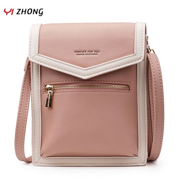 

yizhong leather luxury envelope bag korean phone pocket crossbody bags messenger bag for women shoulder clutch handbag purse