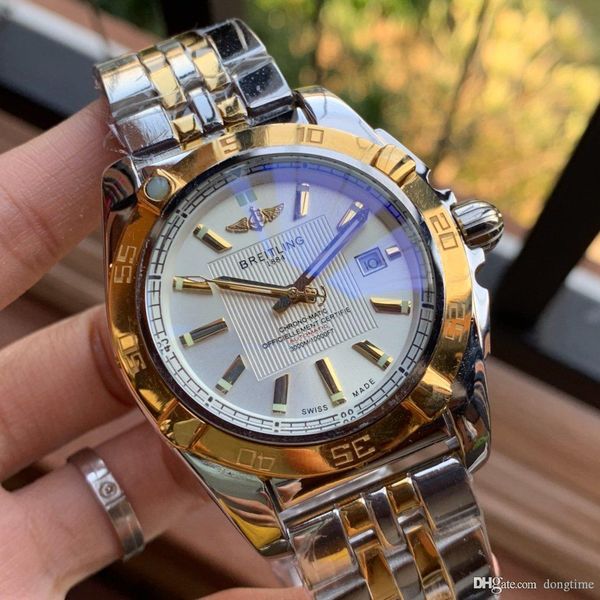 

новые мужские часы мужские механические автоматические часы спортивные часы дизайнерская повседневные наручные часы дизайн бизнес w1119003, Slivery;brown